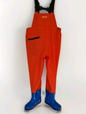 Junior Kids Chest Fishing Wellies Waders Beach - UK Size 10, 3 to 4 yrs old