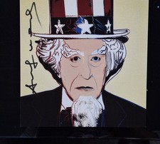 Andy Warhol Hand Signed Card