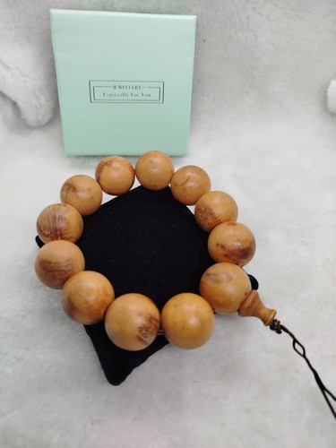 Natural sandalwood beads - natural,