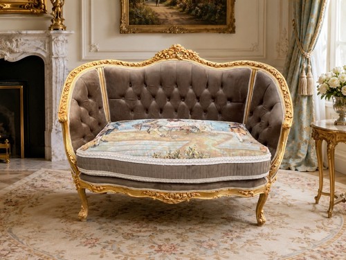 Sofa french louis - french,
