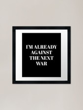 Stop the war Framed Art Print