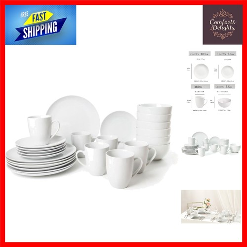 24pc dinnerware porcelain - dinnerware,