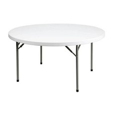 6ft Round Plastic Table