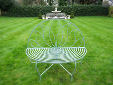 Fancy Aqua Green Ornate Metal