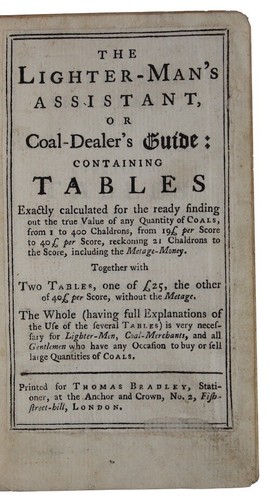 1765 lighter man assistant - c.1765,