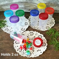 10 USA Colorful Screw Top JARS
