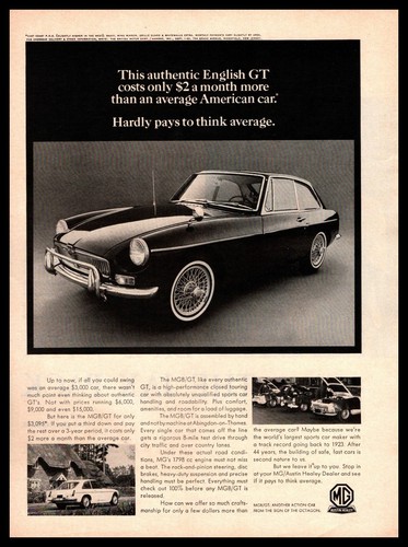 1967 mgb mark 2 door - mgb, gt