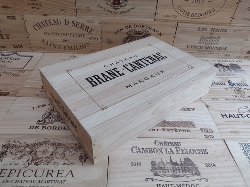 Wooden wine box crate with - crate, lid