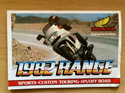 Honda 1982 motorcycle range - honda,