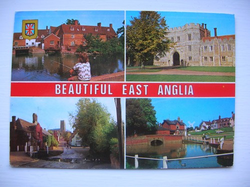 East anglia postcard kersey - anglia,
