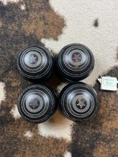 4 Antique Lawn Bowling Balls