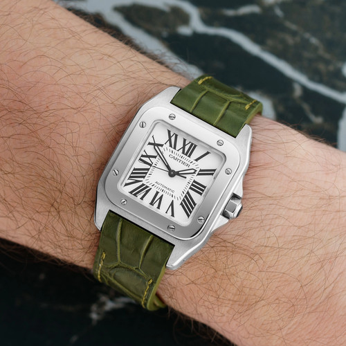 Cartier santos 100 medium - medium,