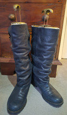 RED OR DEAD Black Knee High