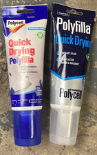 Polyfilla Quick Dry Polycell plaster wood masonry interior repairs LOT of 2