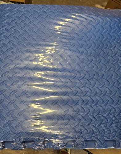 Blue interlocking foam - blue, floor