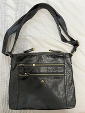 Mantaray Black Faux Leather