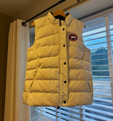 Canada goose white down - goose, puffer
