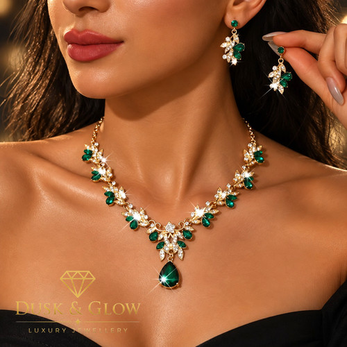 Stunning green jewelry - stunning, gift
