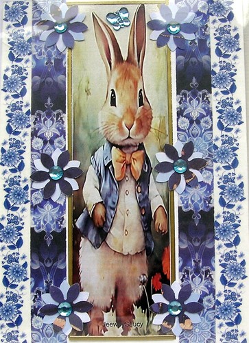 Rabbit blue waistcoat - blue,