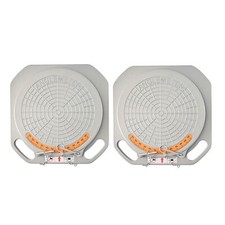 1 Pair Wheel Alignment Turntable Plates 5 Ton Load Capacity + Bridge Blocks