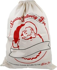 Trixes santa sack large white - trixes,