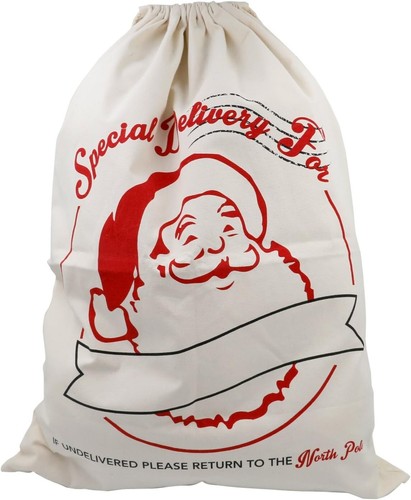 Trixes santa sack large white - trixes,