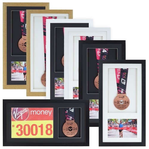 Medal display frame with - display,