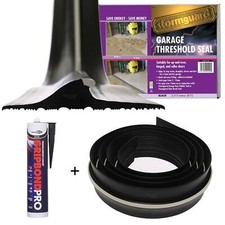 Stormguard Garage Door Floor Threshold Rubber Draught Excluder Weather Seal