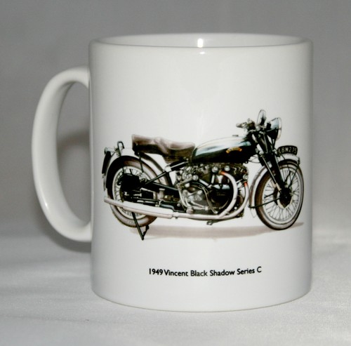 Motorbike mug vincent - motorbike, black