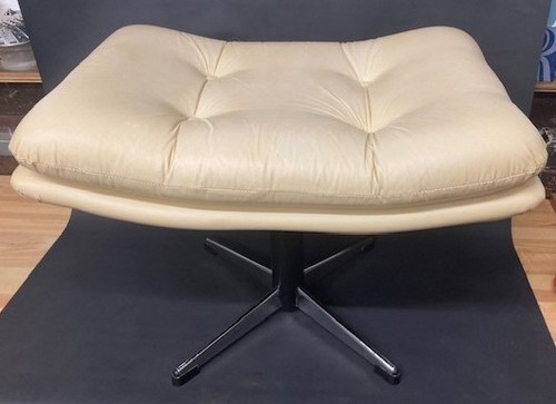Vintage swivel footstool - swivel,