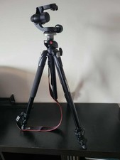 Manfrotto 055 Tripod + Quick release connectors on legs, multiway head