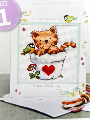 Tabby kitten plant pot - a,