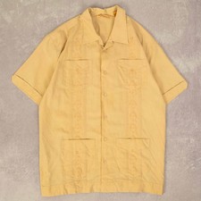 Vintage Cuban Guayabera Shirt