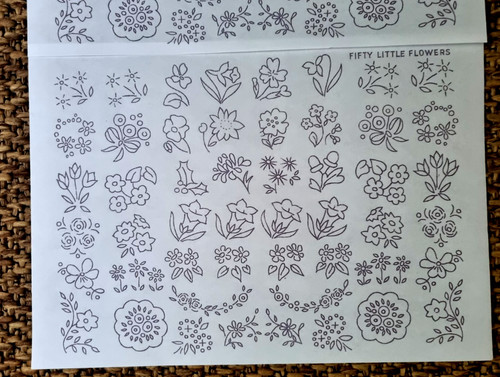 Embroidery transfers 100 - transfers-100, iron