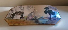 Vintage Octagonal Hand Painted