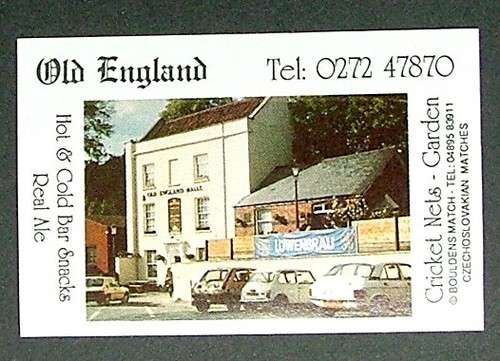 Matchbox label pub old - matchbox,