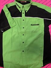 Genuine vintage Kawasaki Nos Short Sleeved Shirt  Evo Motocross 90s Medium