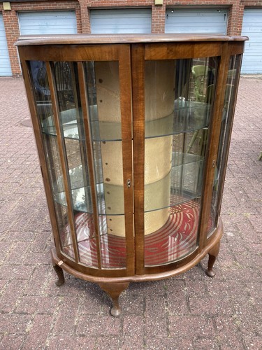 Solid mahogany display - display, cabinet