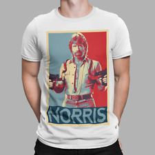 Chuck Norris  T-Shirt Funny Cool Hipster Tee Gift USA Hero