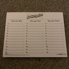 Scattergories Board Game