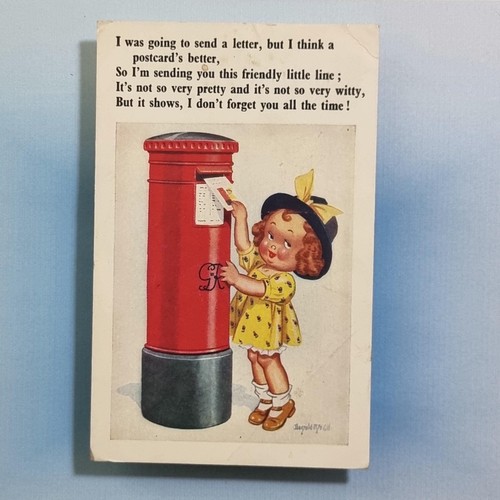 Comic red post box - red, cute