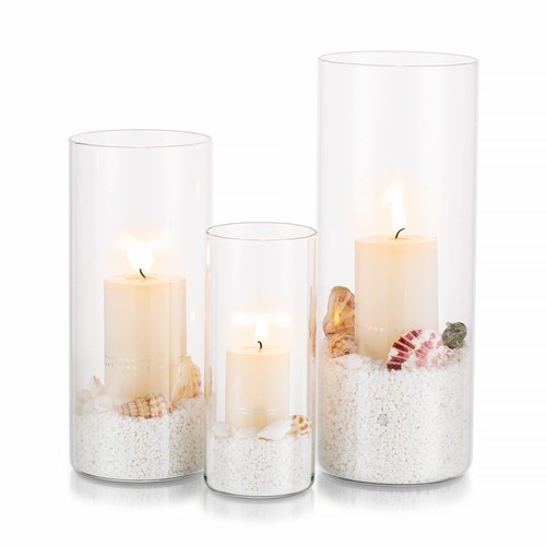 Hurricane candle holder glass - candle,