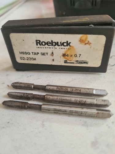 Hssg tap set roebuck - m4, 0.7
