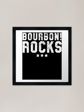 Bourbon. Rocks. Whiskey Pub