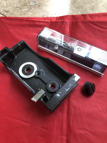 Bolex base plate and - , shutter