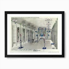 Charles Rennie Mackintosh Art Prin Framed Wall Art Poster Canvas Print Picture