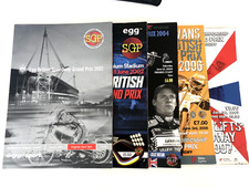  British Speedway Grand Prix programmes - Cardiff-2001, 2002, 2004, 2006 & 2007