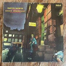 DAVID BOWIE - ZIGGY STARDUST    VG+/EX VINYL LP / 1983 reissue / Black Label