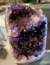 Extra Large Natural Amethyst Druze Geode Quartz Crystal Cluster Reiki 480g NM84