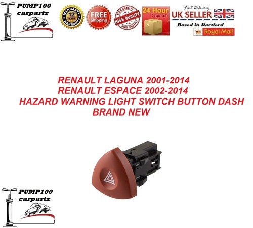 Hazard switch for renault - hazard,